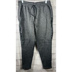 Legend Jogger Pants Mens Size XL Black/Grey Tapered Sweats Drawstring Sweatpants